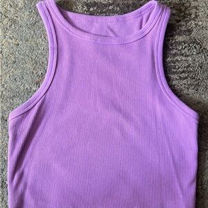 Wild Fable Purple Fitted Sleeveless Tank Top